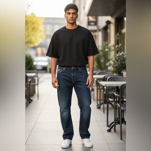 Ralph Lauren Dark Blue Straight Jeans